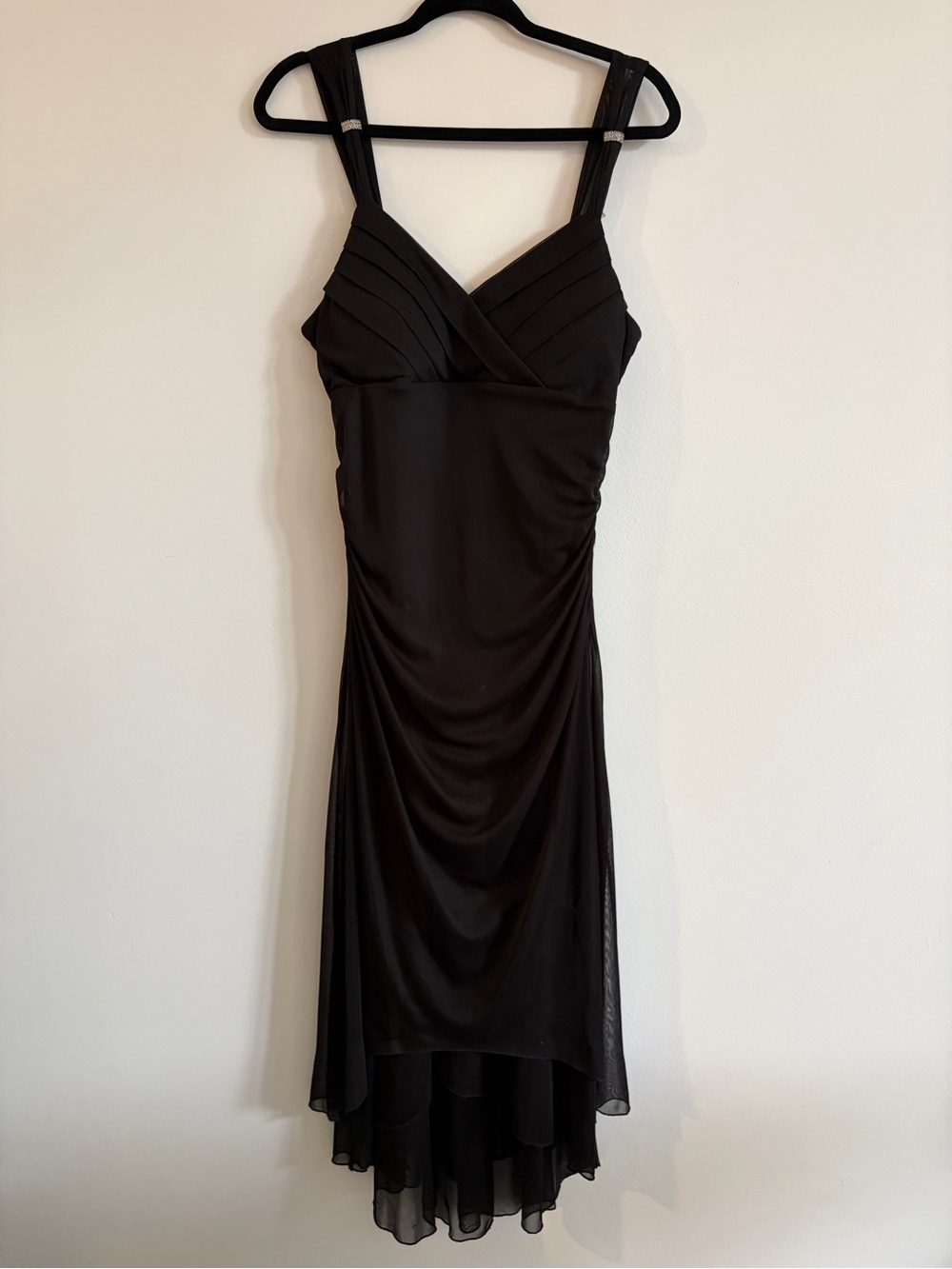 Scarlett Nite Y2K Black Midi Dress Size 12